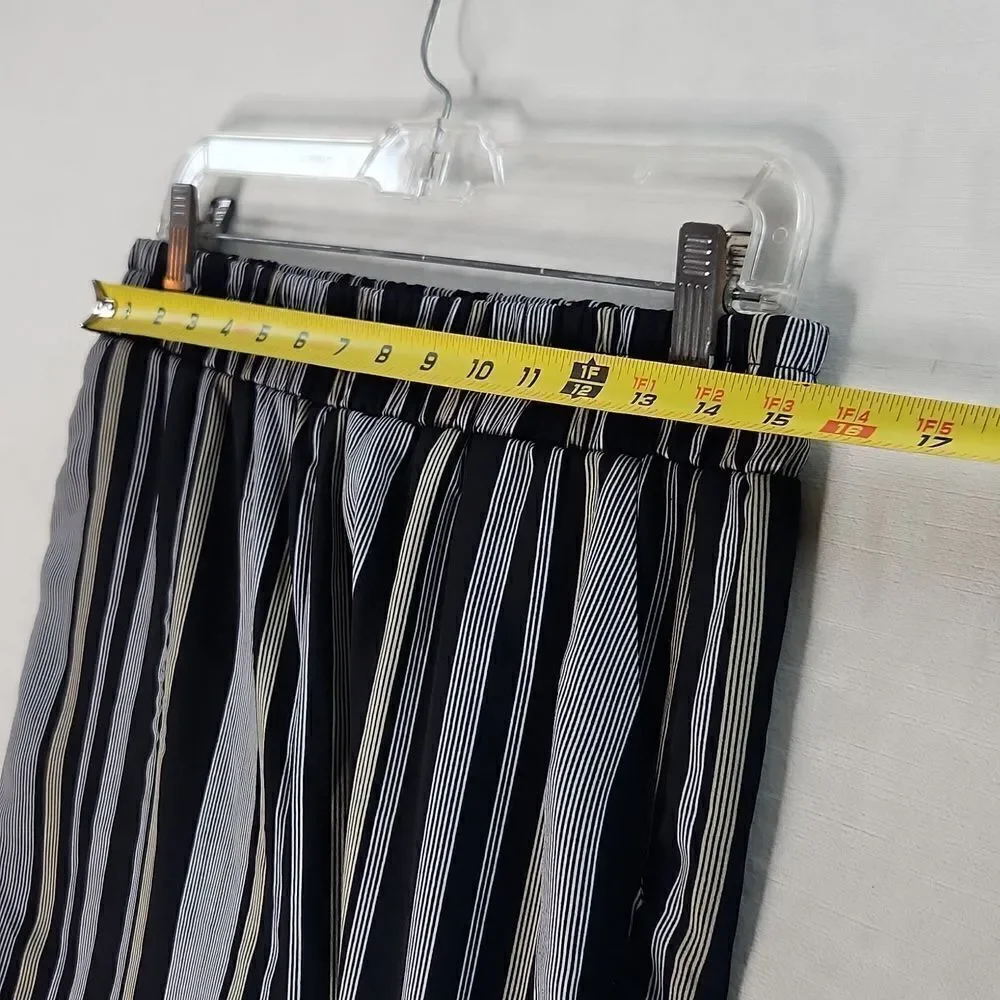 Socialite  Wide leg Stripped Summer breeze Pants Large